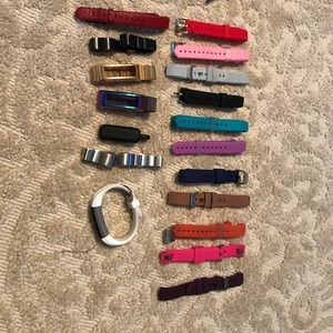 Fitbit Alta with 18 assorted color bands